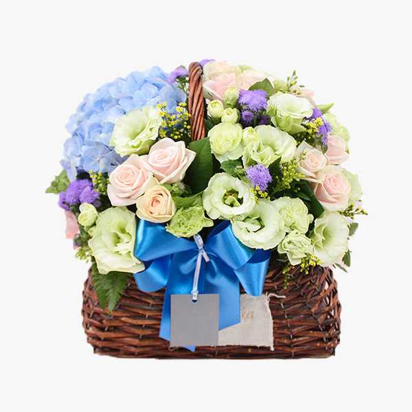 폴인럽 꽃바구니 - 꽃바구니 장미 생일 프로포즈 선물 전국꽃배달서비스 수국
